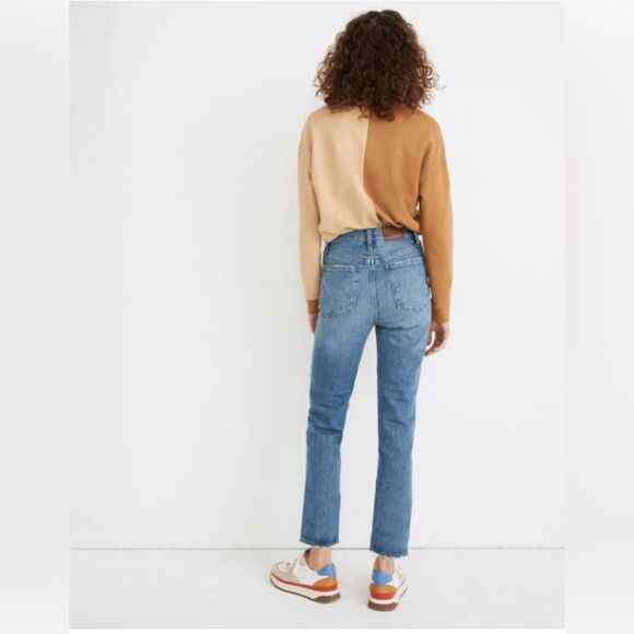Madewell Classic Straight Jeans in Nearwood Wash Size 24 M3520 - Picture 3 of 16